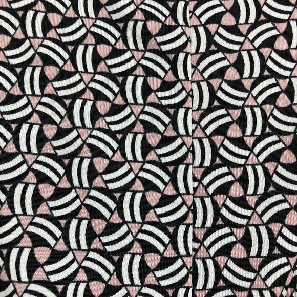 Kenar black white pink abstract tank top with flattering cross  cross in front M - Picture 10 of 15